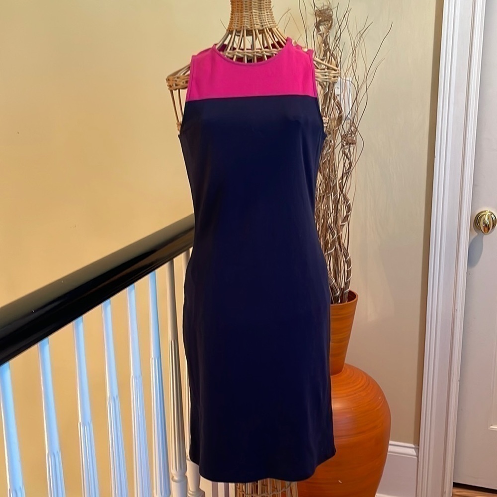 Ralph Lauren Saleblue And Pink Dress